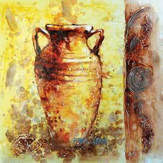 Textured Utensils oil painting